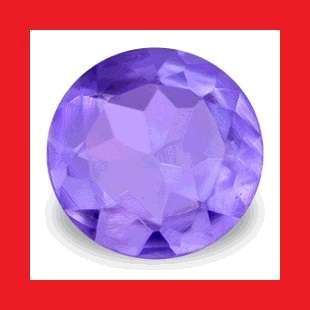 TANZANITE - VIOLET BLUE ROUND FACET - 0.120cts