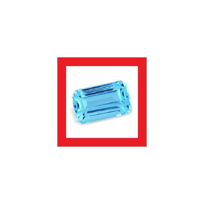 Topaz [Africa] - Faceted Rectangle Shape - 0.28cts