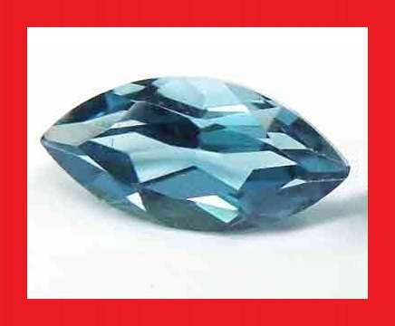 TOPAZ - LONDON BLUE MARQUISE FACET - 2.39cts