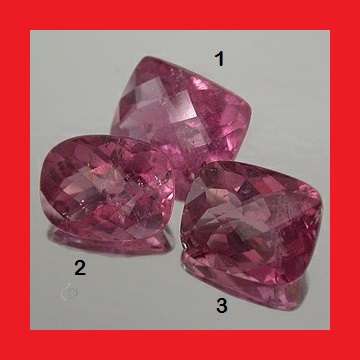 TOURMALINE - PURPLE PINK ANTIQUE FACET - 2.985cts