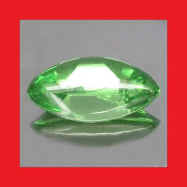 TSAVORITE - CRISP EMERALD GREEN MARQUISE FACET - 0.60cts