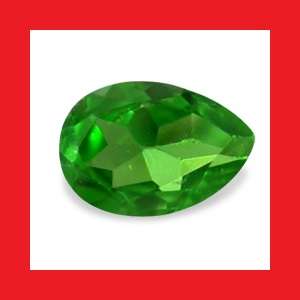 TSAVORITE - RICH EMERALD GREEN PEAR FACET - 0.09cts