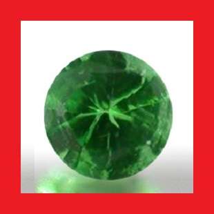 TSAVORITE (AFRICA) - RICH ENERALD GREEN ROUND DIAMOND CUT - 0.02cts