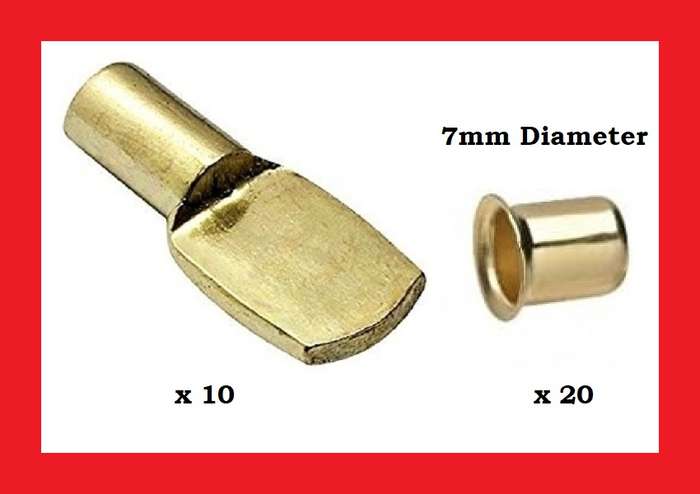 Pack Of Shelf Support Studs And Sockets