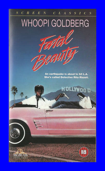 VHS CASSETTE  -  FATAL BEAUTY (WHOOPI GOLDBERG)