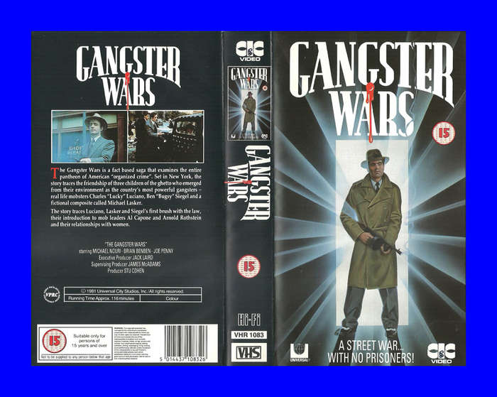 VHS CASSETTE  -  GANGSTER WARS