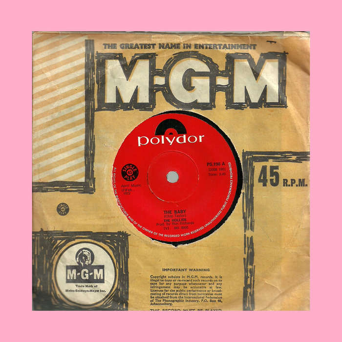 SEVEN SINGLE - THE BABY BY THE HOLLIES