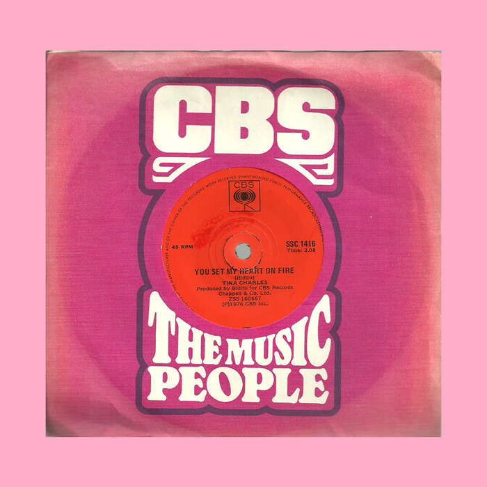 SEVEN SINGLE  - YOU SET MY HEART ON FIRE BY TINA CHARLES