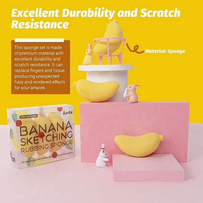 Arrtx Banana Blending Sponge