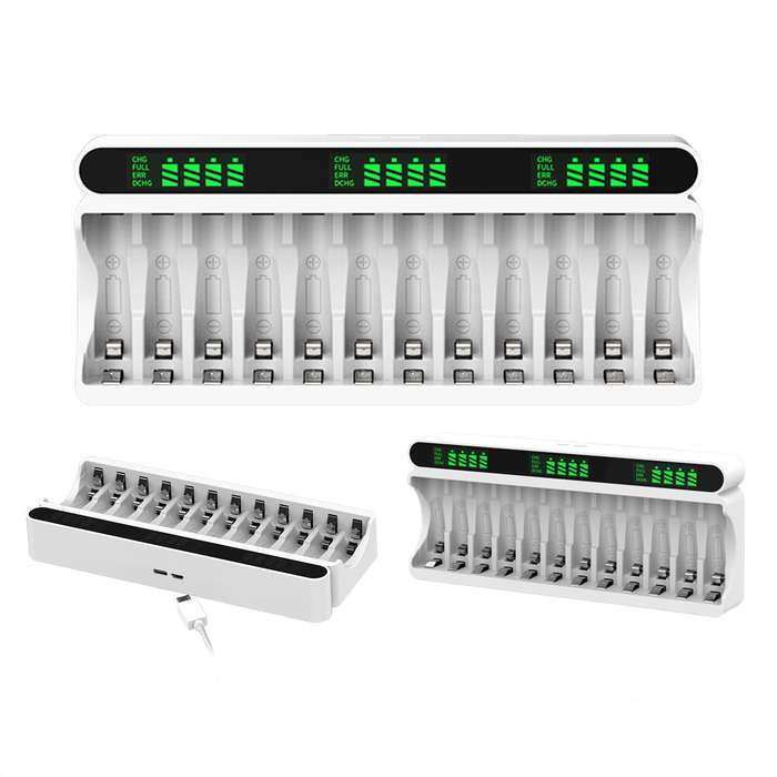 Beston C9025L 12x AA/AAA Ni-MH Battery Charger