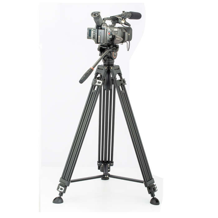 Cayer BV10L Aluminium Video Tripod 1.8m