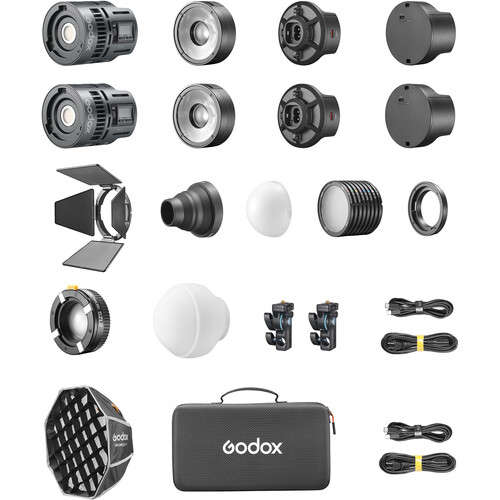 Godox KNOWLED RS60R RGB LED Monolight 2-Light Kit