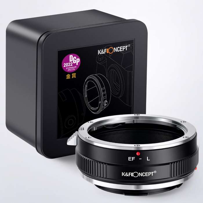 K&F EOS-L Manual Focus Canon (EF/EF-S) Lens to L Mount Camera Body Lens Mount Adapter