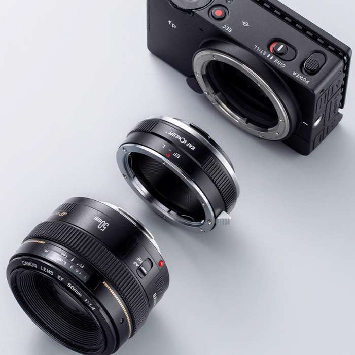K&F EOS-L Manual Focus Canon (EF/EF-S) Lens to L Mount Camera Body Lens Mount Adapter
