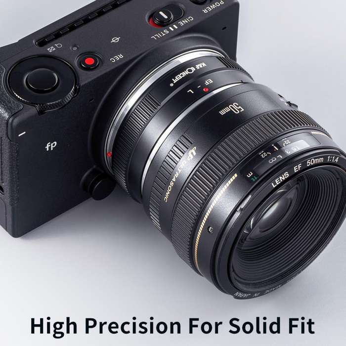 K&F EOS-L Manual Focus Canon (EF/EF-S) Lens to L Mount Camera Body Lens Mount Adapter