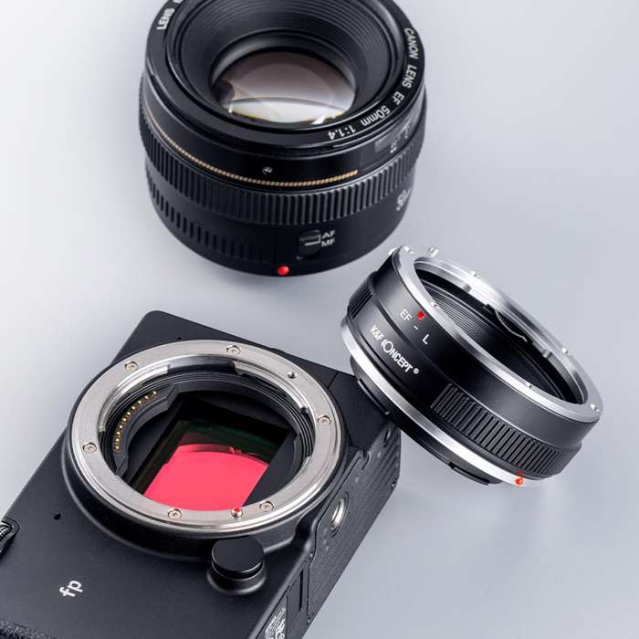 K&F EOS-L Manual Focus Canon (EF/EF-S) Lens to L Mount Camera Body Lens Mount Adapter