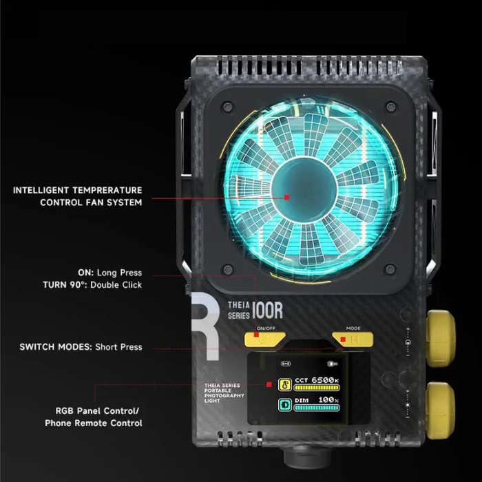 Photoolex Q100C RGB LED Light  Product Overview
