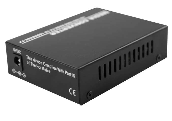 Gigabit Fiber Media Converter | 1Gbps RJ45 Network to 1000Base-FX SFP | Fiber to Network