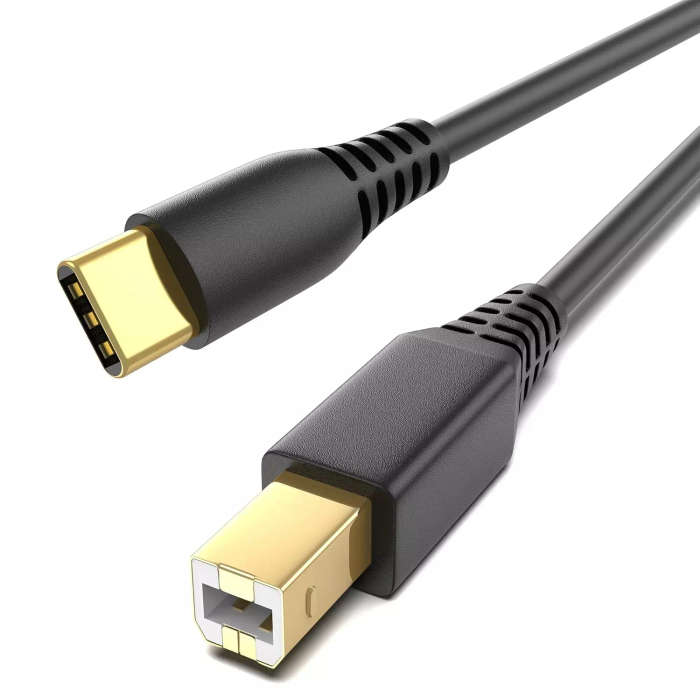 2 Meter USB C Printer Cable | USB Type C to USB 2.0 Type B Cable