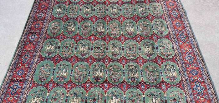 Very Fine Persian Sarough Carpet 300cm x 200cm Hand Knotted