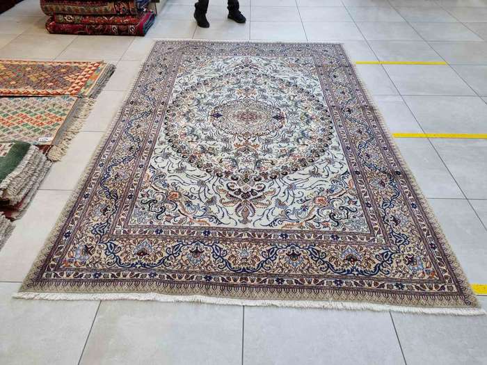 Very Fine Persian Moud Carpet 300cm x 200cm Hand Knotted