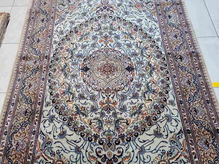 Very Fine Persian Moud Carpet 300cm x 200cm Hand Knotted