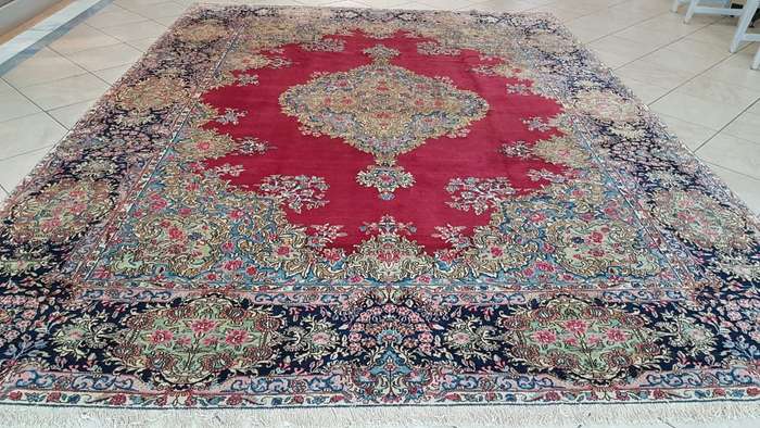 Very Fine Persian Kerman Carpet 410cm x 300cm Hand Knotted