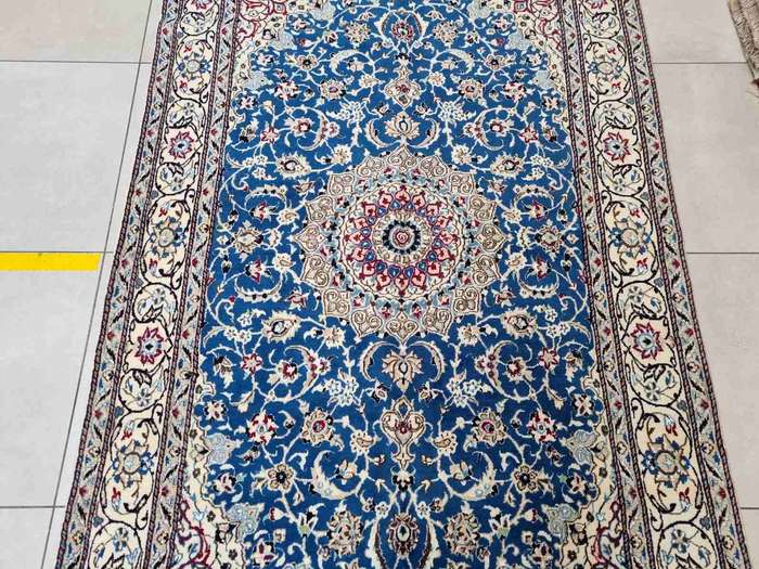 Persian Nain Carpet 236cm x 145cm Hand Knotted