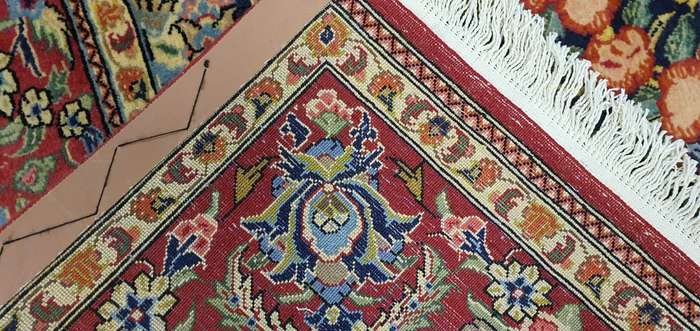 Very Fine Persian Qum Carpet 300cm x 208cm Hand Knotted