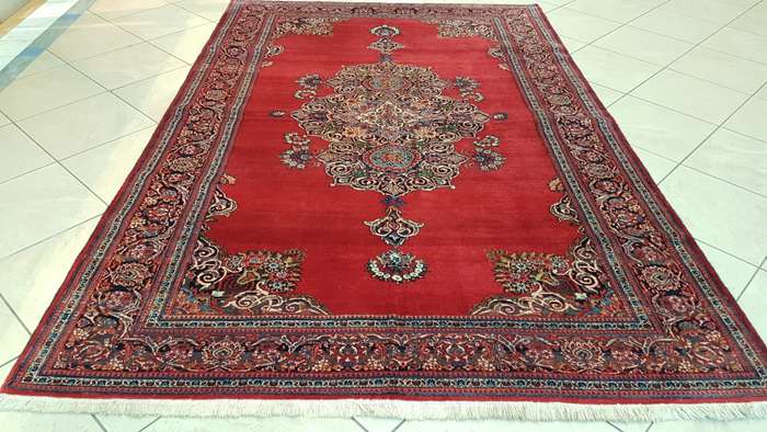 Unique Fine Persian Kashan Carpet 280cm x 180cm Hand Knotted