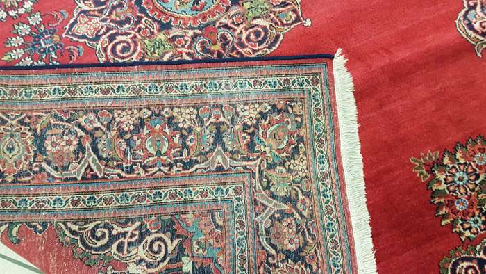 Unique Fine Persian Kashan Carpet 280cm x 180cm Hand Knotted