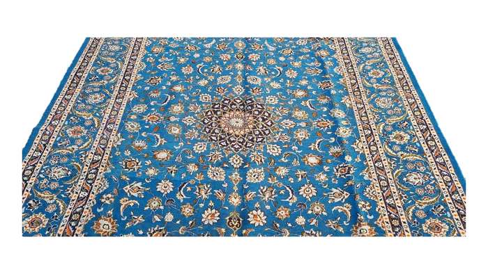 Persian Mashhad Carpet - 328cm x 253cm Hand-Knotted