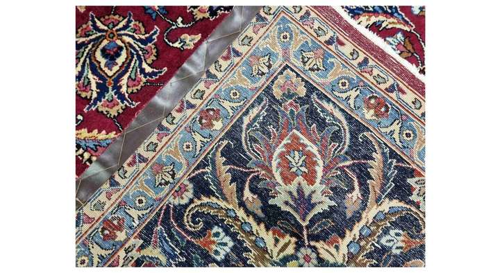 Very Fine Persian Mashhad Carpet - 440cm x 318cm Hand-Knotted