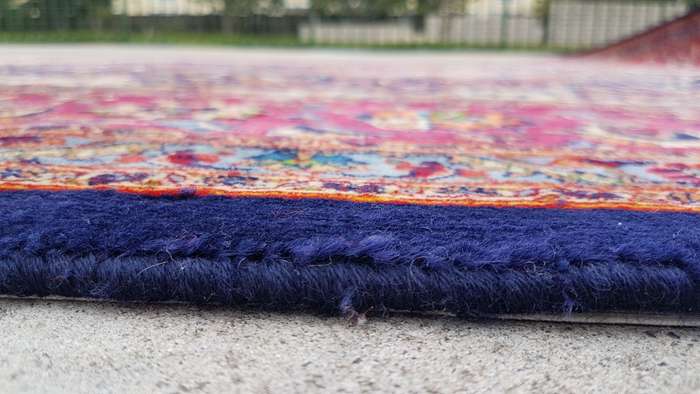 Incredibly High Quality Mashhad Carpet 377cm x 298cm Hand Knotted