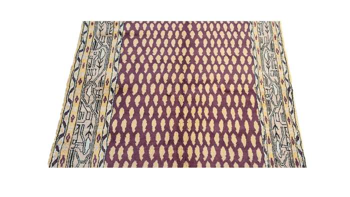 Persian Gabbeh Carpet 222cm x 153cm Hand Knotted