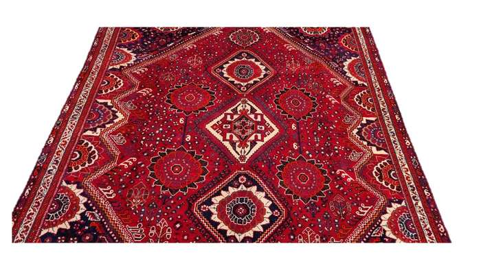 Very Fine Persian Qashqai Carpet 310cm x 207cm Hand Knotted