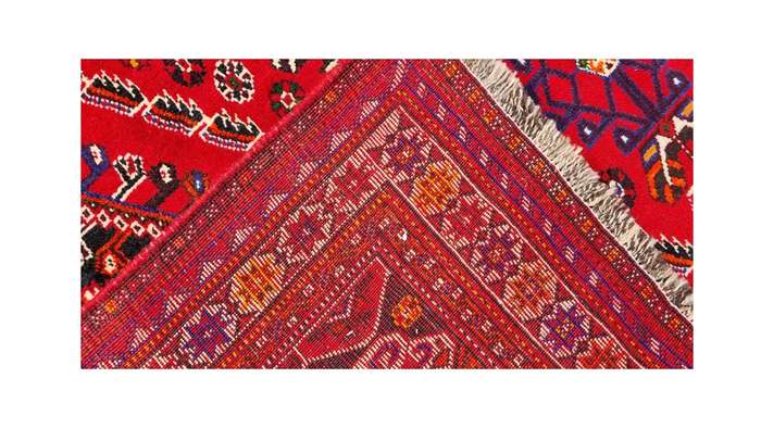Very Fine Persian Qashqai Carpet 293cm x 193cm Hand Knotted