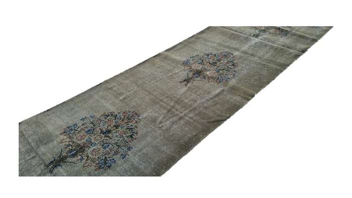 Vintage/Overdye Style Persian Carpet 511cm x 100cm Hand Knotted