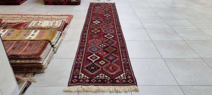 Very Fine Persian Yalemeh Carpet 407cm x 85cm  Hand Knotted
