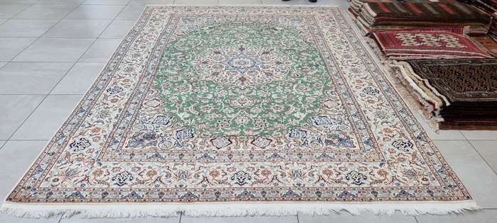 Very Fine Persian Nain Carpet 355cm x 250cm Hand Knotted