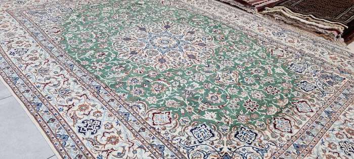 Very Fine Persian Nain Carpet 355cm x 250cm Hand Knotted
