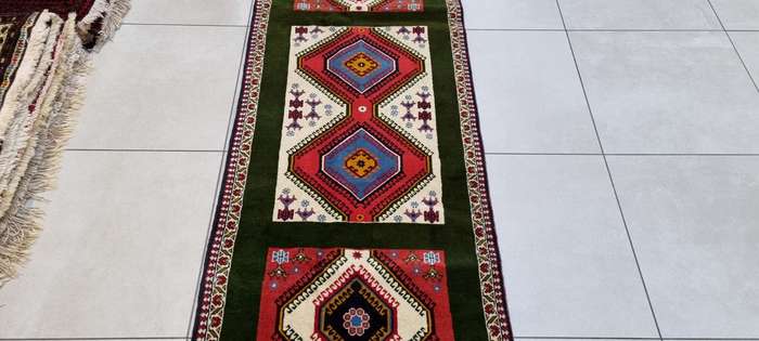 Very Fine Persian Yalemeh Carpet - 295cm x 81cm - Hand Knotted