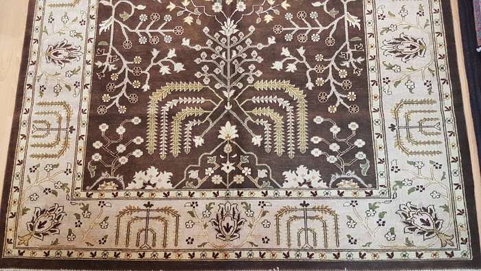 Afghan Chobi Carpet 238cm x 178cm Hand Knotted- Heerat Carpets