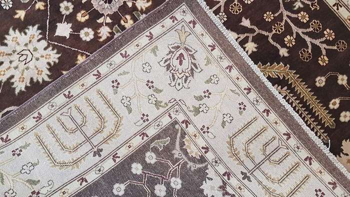 Afghan Chobi Carpet 238cm x 178cm Hand Knotted- Heerat Carpets