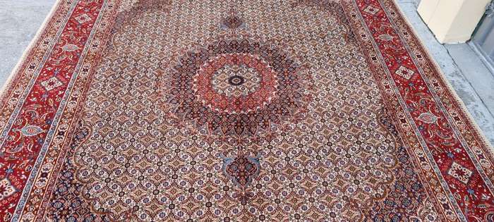 Persian Moud Carpet 390cm x 300cm Hand Knotted