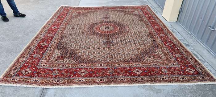 Persian Moud Carpet 390cm x 300cm Hand Knotted