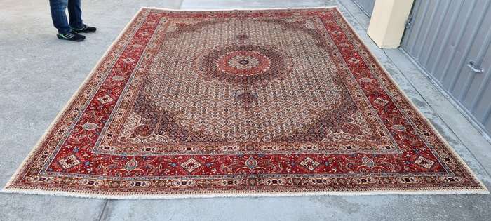 Persian Moud Carpet 390cm x 300cm Hand Knotted