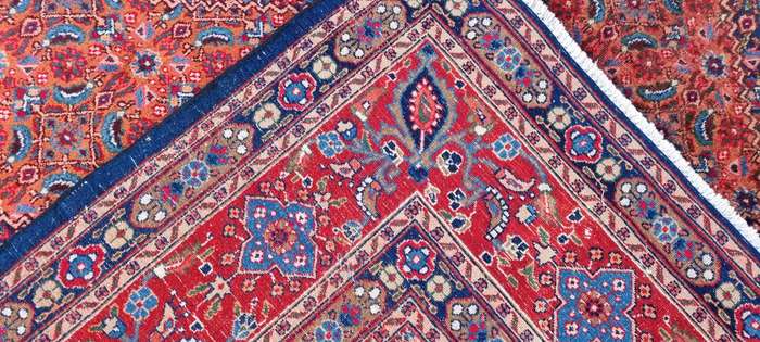 Vintage Persian Moud Carpet 365cm x 242cm Hand Knotted