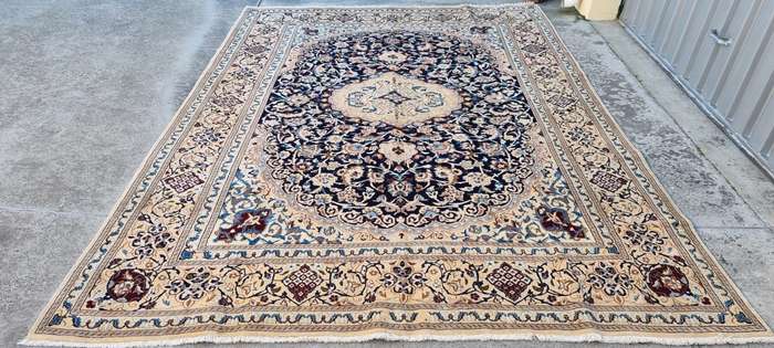 Persian Nain Carpet 345cm x 245cm Hand Knotted