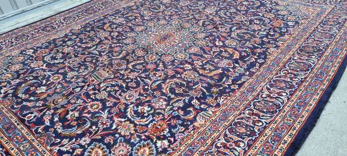Vintage Persian Kashmar Carpet  385cm x 295cm Hand Knotted